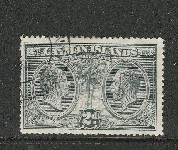 Cayman islands 1932 Tercentenary 2d Used SG SG 88