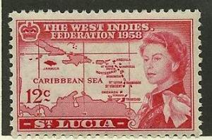 Saint Lucia # 172, Mint  Hinged