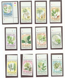 St. Lucia #953-964 Mint (NH) Single (Complete Set) (Flora)