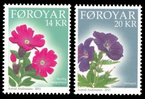 Faroe Islands 2011 Scott #562-563 Mint Never Hinged