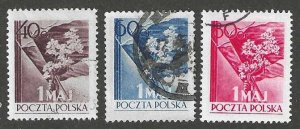 Poland 617-619  Complete  Used SC:$.75
