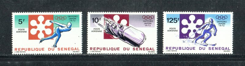 Senegal Scott #C107-C109 MNH