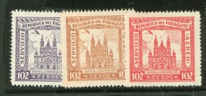 Paraguay #102/104-105 Unused Single