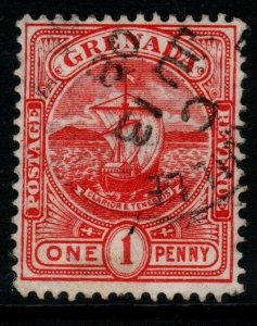 GRENADA SG78 1906 1d CARMINE USED