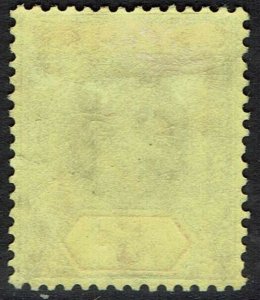 FIJI 1922 KGV 5/- DIE II WMK MULTI SCRIPT CA 