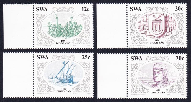 SWA Discoveries 2nd issue 4v with margins SG#455-458 SC#552-555
