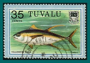 Tuvalu 1979 Fish, 35c used #107,SG116