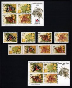 Ireland 931-938 MNH stamps butterflies