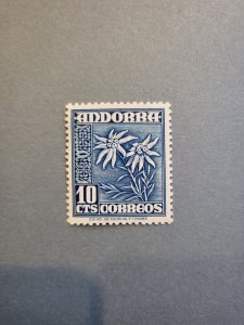 Stamps Spanish Andorra Scott #39 nh