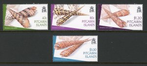 Pitcairn Islands 591-594 MNH 2004 Shells