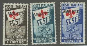 Italy/Trieste (Zone A) #115-117 Unused Single (Complete Set)