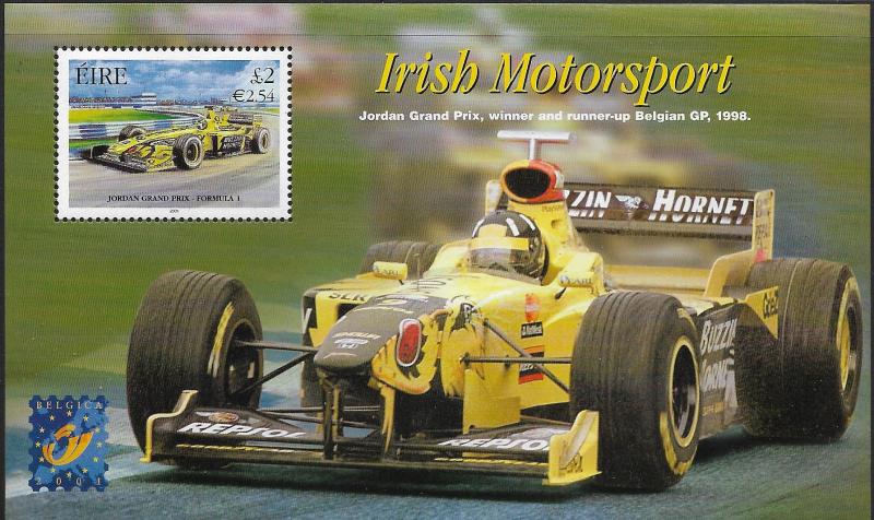 Ireland - 1300a - Irish Motorsport - SS - Belgica Emblem Ovpt.