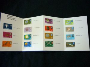 BARBADOS 1969 UPU DELEGATES PRESENTATION FOLDER