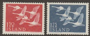 Iceland #298-299 Mint Hinged Full Set of 2 Stamps cv $11.20