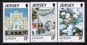 EUROPA 1993 - Great Britain - Jersey - Contemporary Art - MNH Set