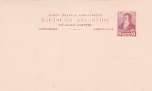 Argentina 6c Prepaid Postcard Unused VGC