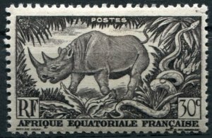 French Equatorial Africa Sc#167 MH/Unused, 30c vio blk, Definitive Series of ...