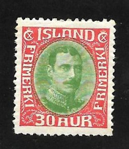 Iceland 1920 - M - Scott #122