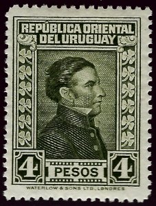 Uruguay Scott #381 Mint VF hr....Fill a key spot!