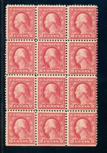 Scott #505 Washington Perf 11  Double Error Block Error Stamps NH (Stock#505-29)