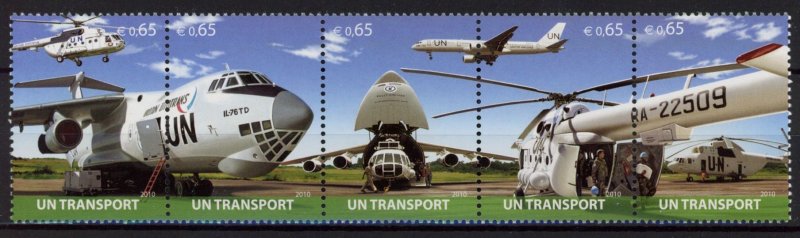 [Hip1752] United Nations 2010 : Planes Good set very fine MNH stamps