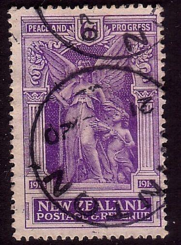 NEW ZEALAND 1920 Victory 6d fine used. ACS cat $50.........................33168