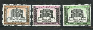 SAUDI ARABIA SCOTT# 344-346  MINT LIGHTLY HINGED AS SHOWN