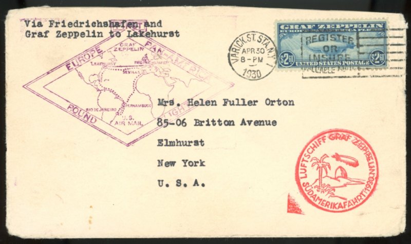 U.S. #C15 USED ON COVER