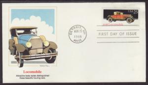 US Locomobile 1988 Fleetwood U/A FDC BIN