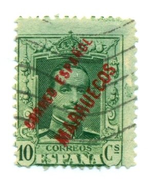 Spanish Morocco 1923 #81 U SCV(2022)=$0.25