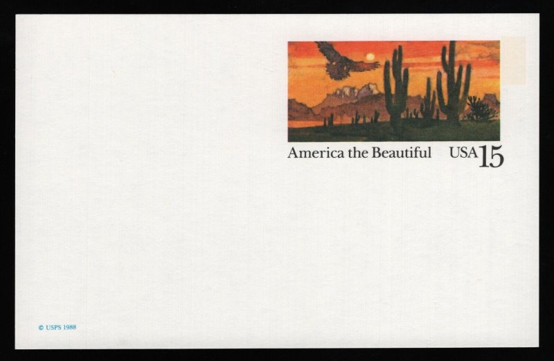 #UX127 15c America the Beautiful: Red Tailed Hawk, Mint **ANY 5=FREE SHIPPING**