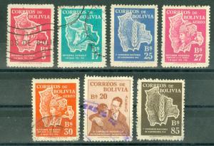 Bolivia - Scott 384-387 & C176-C178