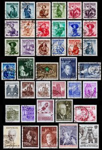 Austria Scott 521 // 755 (1948-65) Used/Mint H F-VF, CV $27.50 P