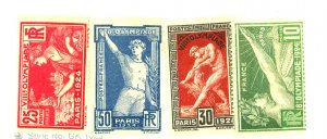 FRANCE 198-201 MINT FVF OG CPL THINS Cat $41