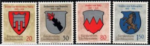 Liechtenstein # 386 - 389 MNH