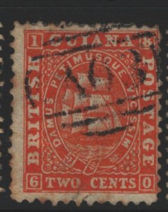 British Guiana Sc#19a Used