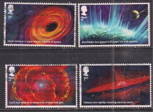 GB 2020 QE2 1st x 2, 2nd x 2 Visions of Universe Used SG 4323/24/25/26/2 ( 338 )