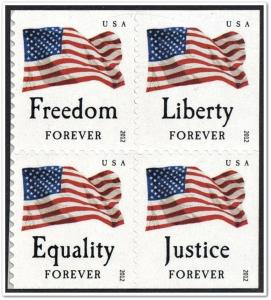SC#4641-44 Four Flags Block of Four MNH