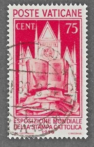 Vatican (1936) - Scott # 51,  Used