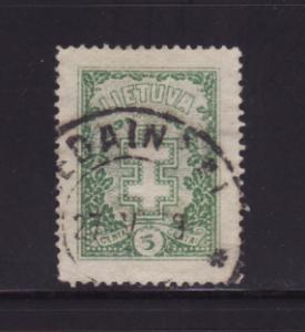 Lithuania 216 U Double Barred Cross