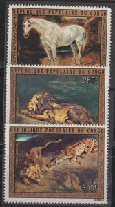 Congo Republic SC C157-159 Mint Never Hinged