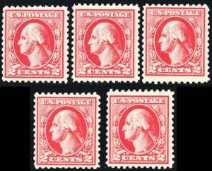 526, Mint NH 2¢ FIVE Fresh Stamps CV $287 * Stuart Katz