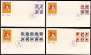 CANADA - 1977 FLOWER DEFINITIVE - FDC 6nos