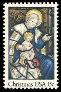 PCBstamps   US #1842 15c Christmas-Madonna,MNH, (13)