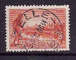 Australia-Sc#142-used 2p vermilion Tribesman-1934-