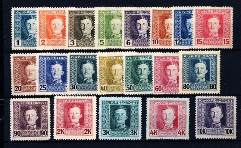 Austria 1917  Scott #M49-68 MH