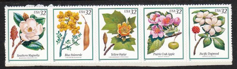 U.S. Flowering Trees 3197a MNH  VF    