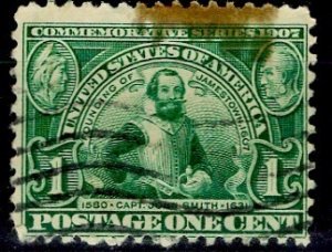 U.S.A.; 1907; Sc. # 328;  Used  Single Stamp