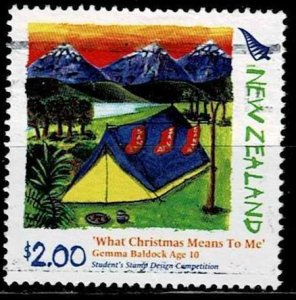 New Zealand 2006, Sc.#2097 used Camping At Christmas (Gemma Baldock)