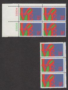 Scott 1475 MNH, OG, VF PB/4 and vert. group of 3